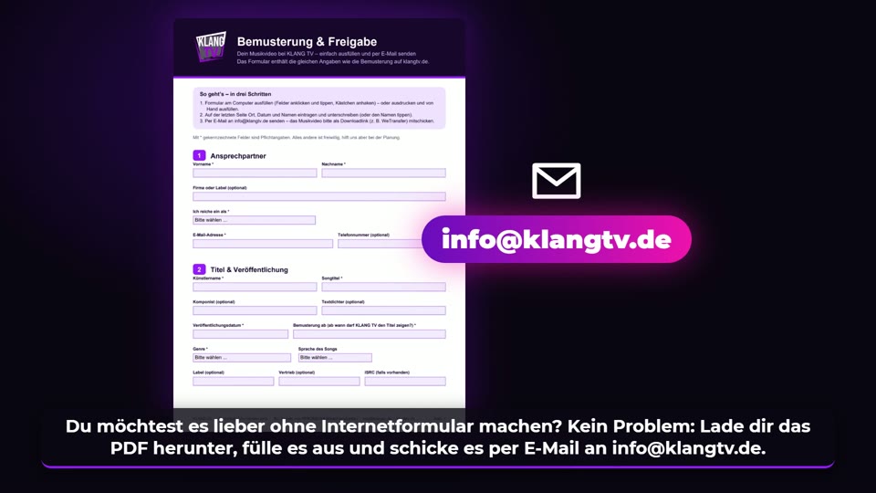 Vorschaubild: So kommt dein Video zu uns